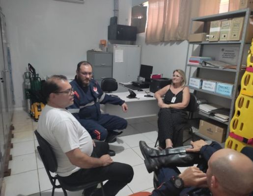 Foto - Treinamento SAMU - Pederneiras