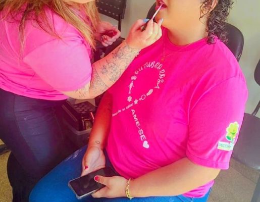 Foto - CAIC OUTUBRO ROSA