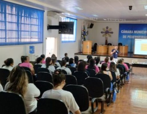 Foto - TREINAMENTO EQUIPAMENTO DE PROTEÇÃO INDIVIDUAL (EPI) - PEDERNEIRAS