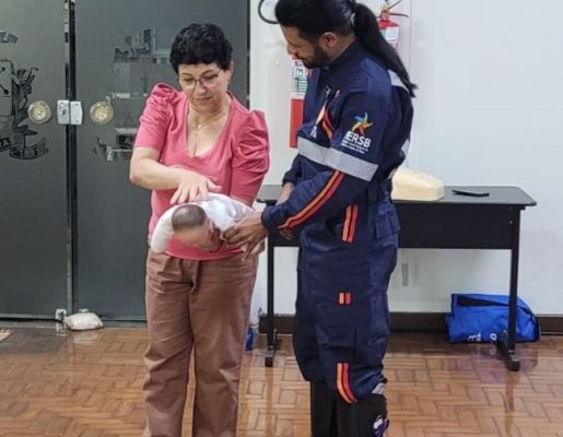 Foto - 2025. AGO.Treinamento primeiros socorros aos Agentes de endemias